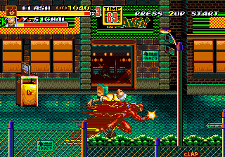 Flash in Streets of Rage 2 Screenshot 1